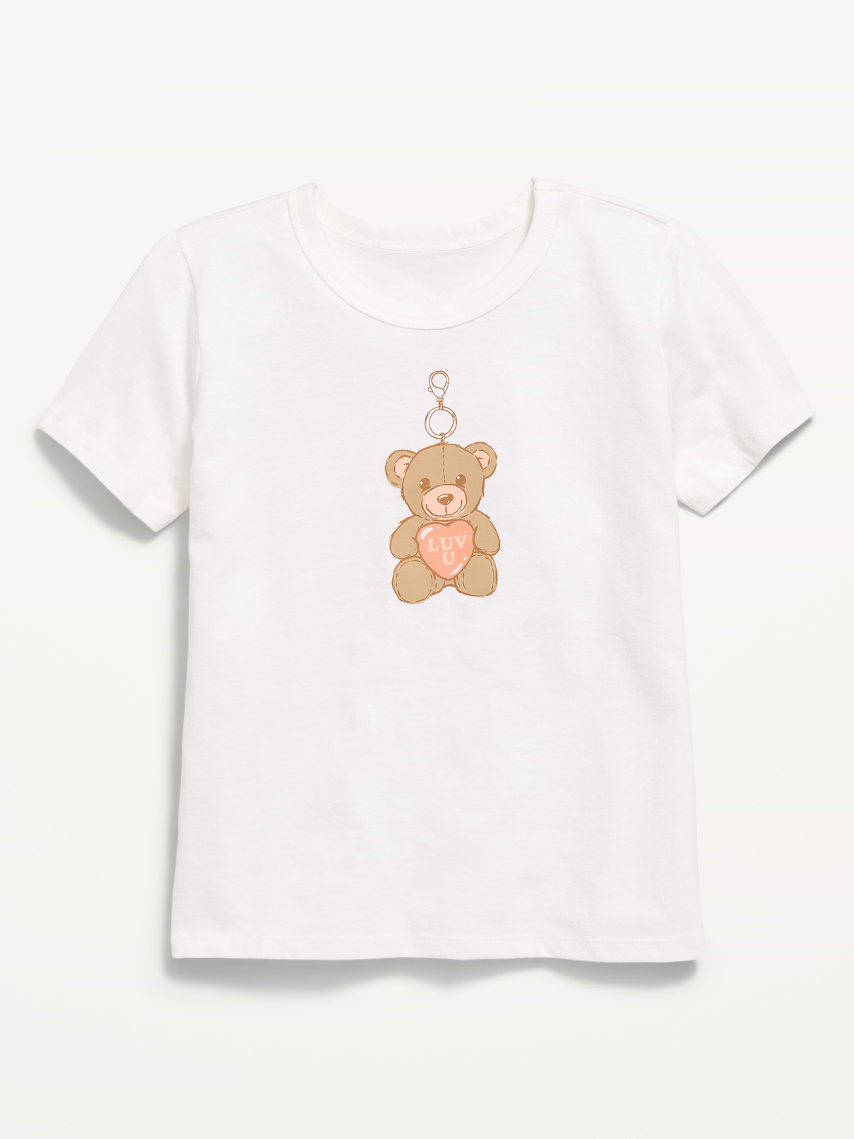 Image number 1 showing, Short-Sleeve Graphic T-Shirt for Girls