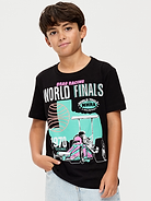 Image number 1 showing, World Finals® Gender-Neutral Graphic T-Shirt Kids
