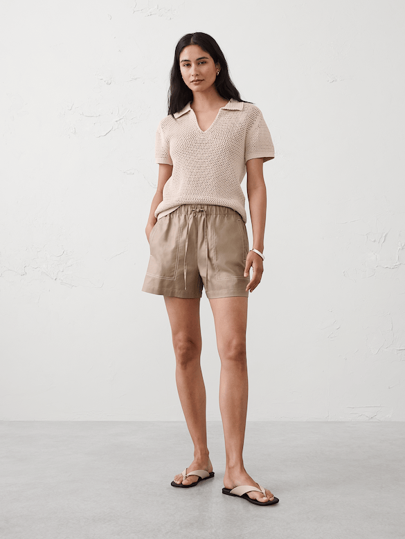 Textured Sweater Polo