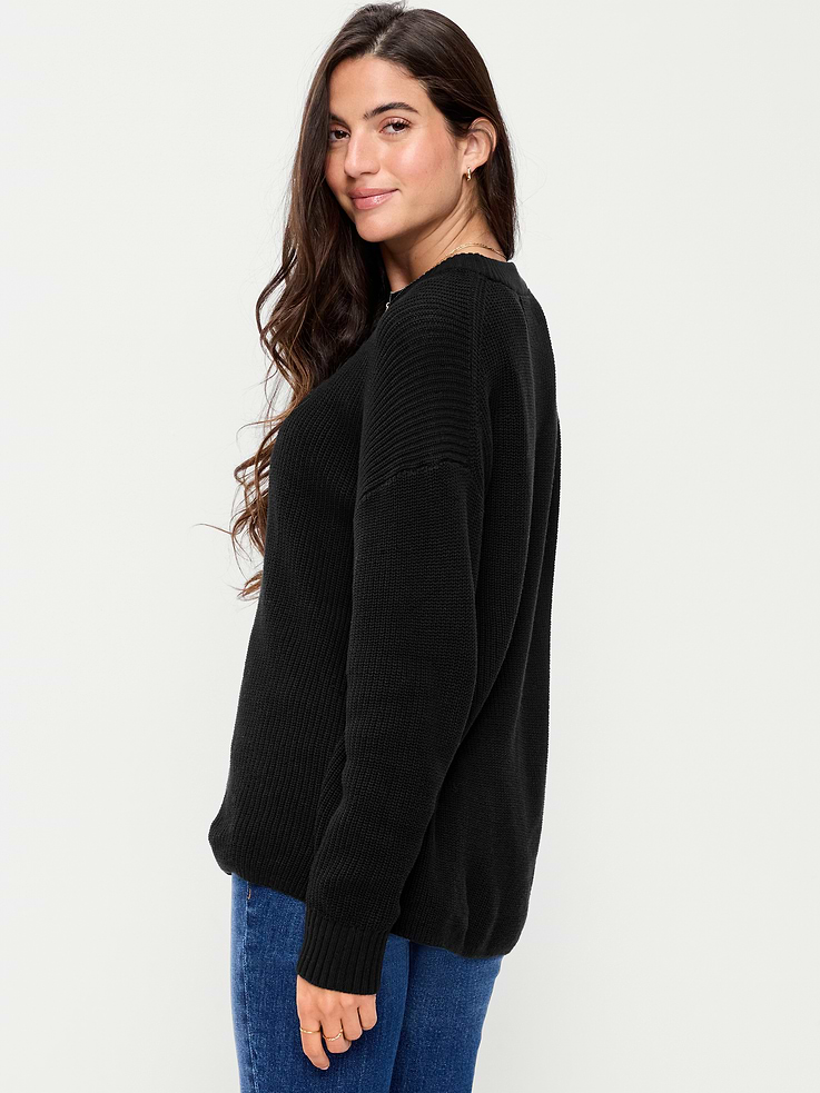 Image number 2 showing, Seaside Cotton Shaker Tunic Sweater