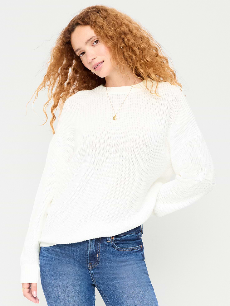 Image number 3 showing, Seaside Cotton Shaker Tunic Sweater
