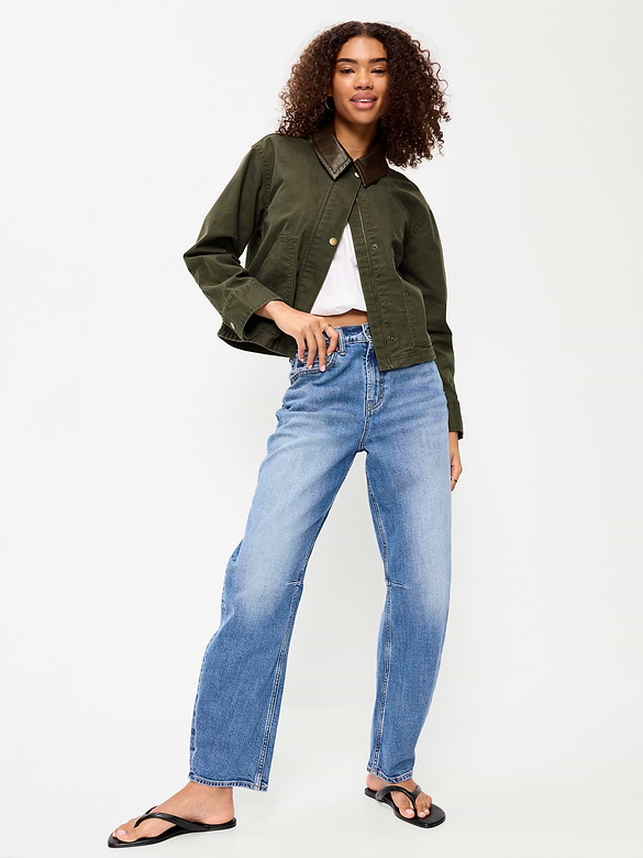 Cropped Barn Jacket