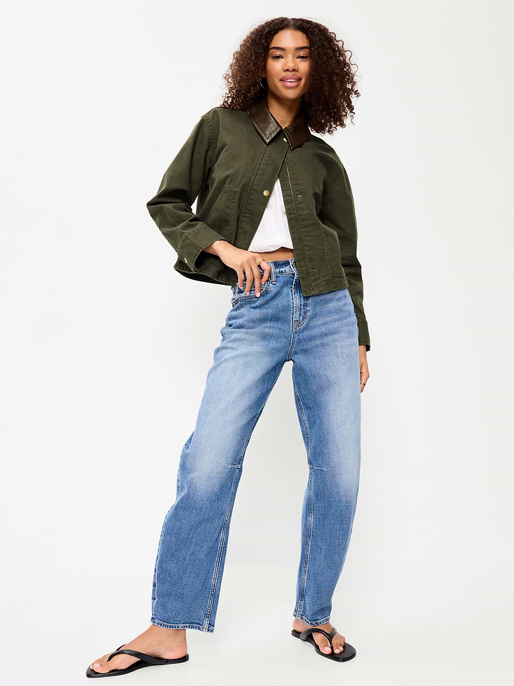 Image number 3 showing, Cropped Barn Jacket