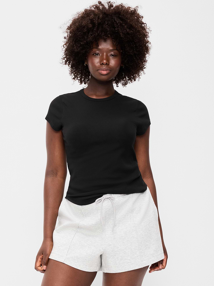 Image number 5 showing, CloudLite Crew-Neck Ribbed T-Shirt