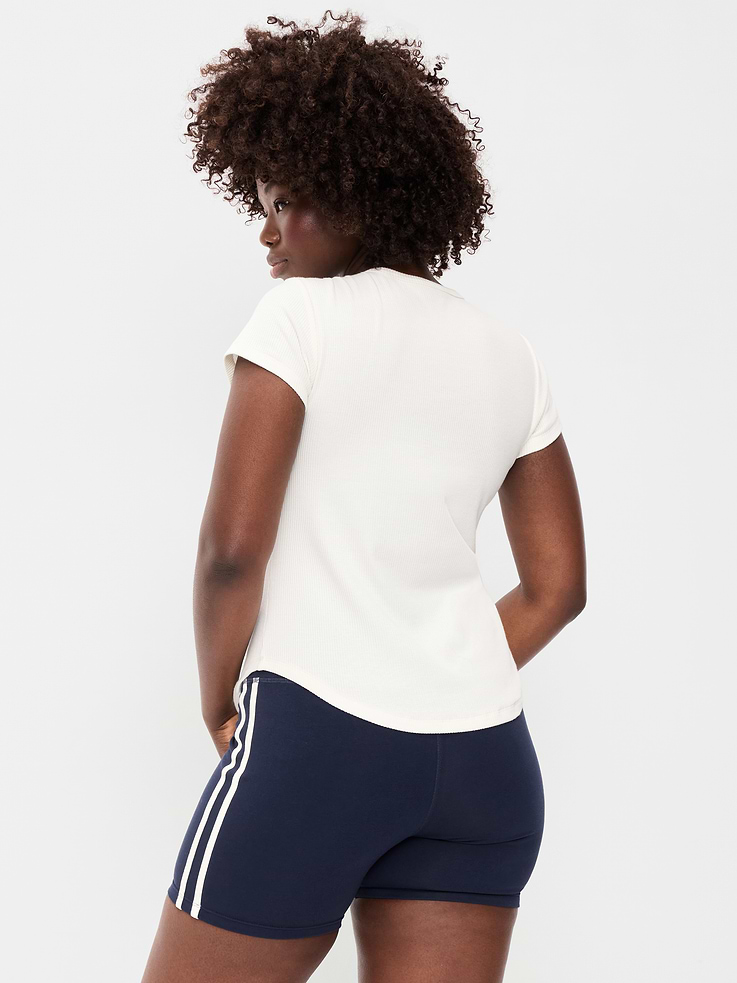 Image number 6 showing, CloudLite Crew-Neck Ribbed T-Shirt