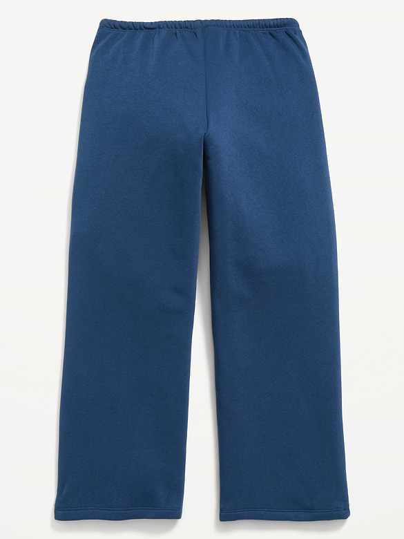 High-Waisted Graphic Wide-Leg Sweatpants for Girls