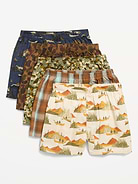 Image number 1 showing, 5-Pack Soft-Washed Boxer Shorts -- 3.75-inch inseam
