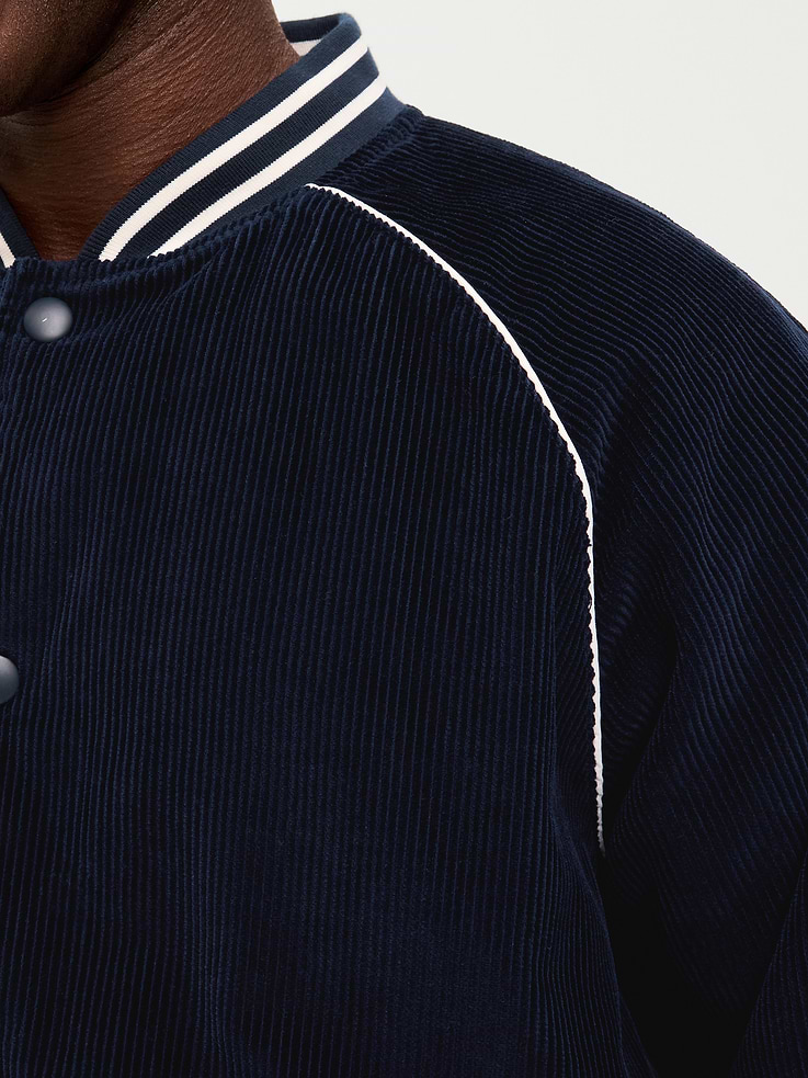 Image number 6 showing, Varsity Corduroy Bomber Jacket