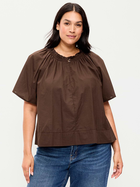 Loose Short-Sleeve Top