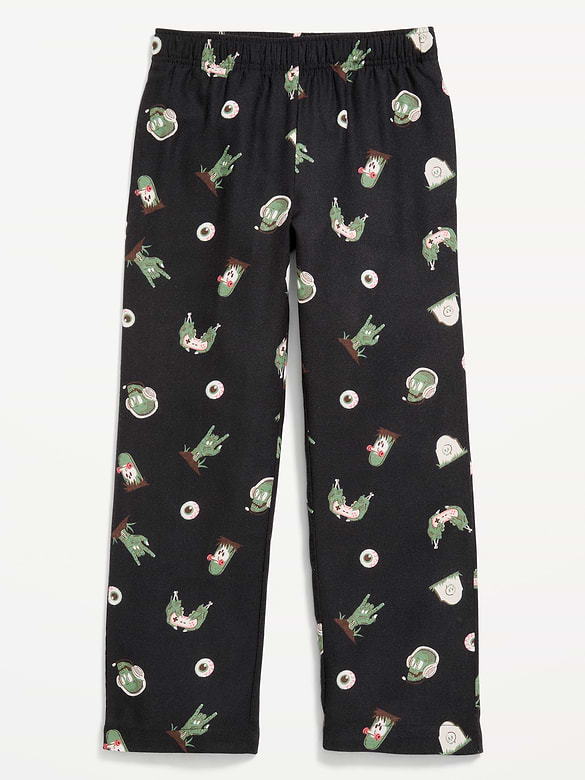 Printed Flannel Pajama Pants for Boys