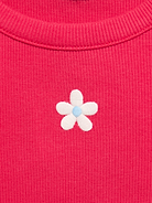 Image number 2 showing, Short-Sleeve Ringer Graphic T-Shirt for Toddler Girls