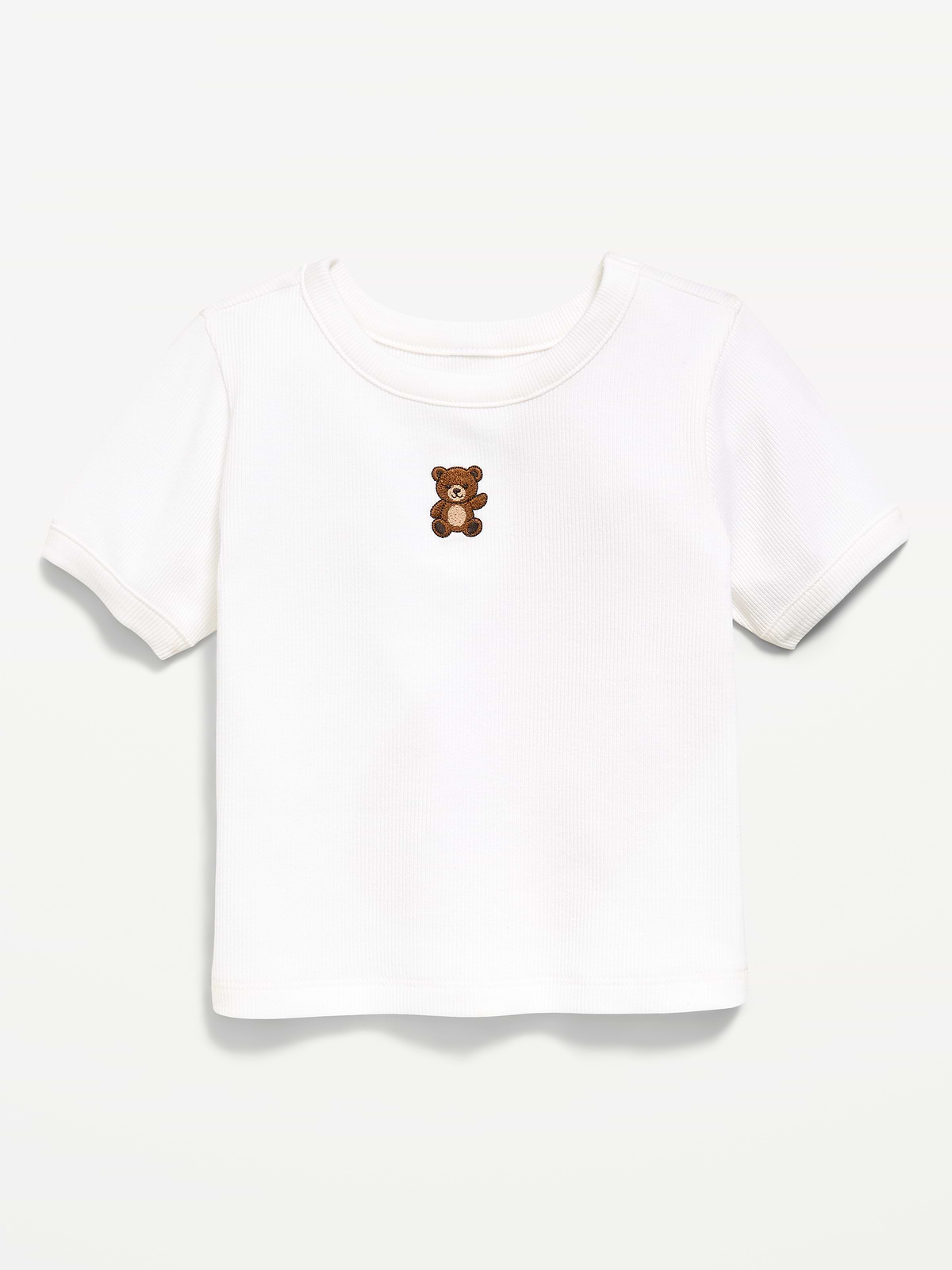 Short-Sleeve Cropped Ringer Graphic T-Shirt for Toddler Girls