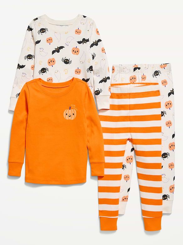 Pyjama 4 pièces ajusté à motif pour tout-petit et bébé