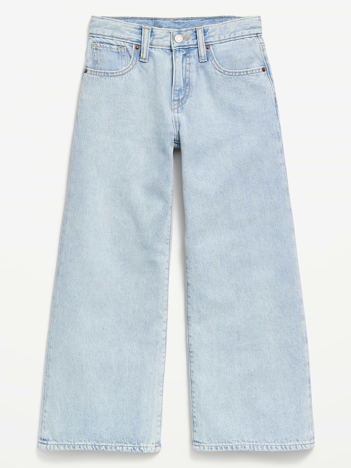 Image number 4 showing, Super Baggy Wide-Leg Jeans for Girls
