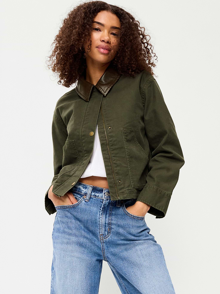 Image number 1 showing, Cropped Barn Jacket