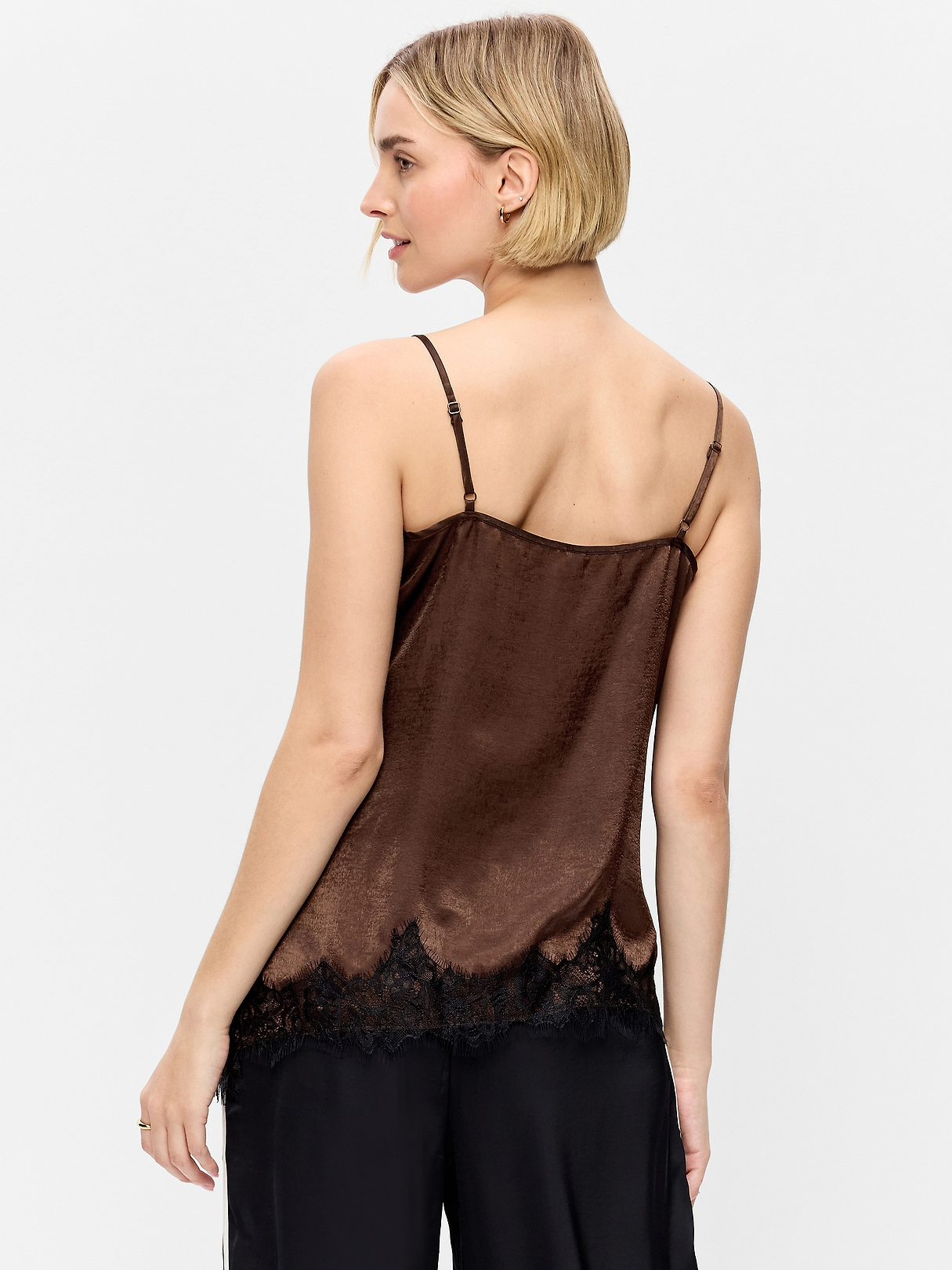 【未開封】Eaphi / ASYMMETRY CUP CAMISOLE Asymmetrical Lace-Trim Cami Top | Old Navy