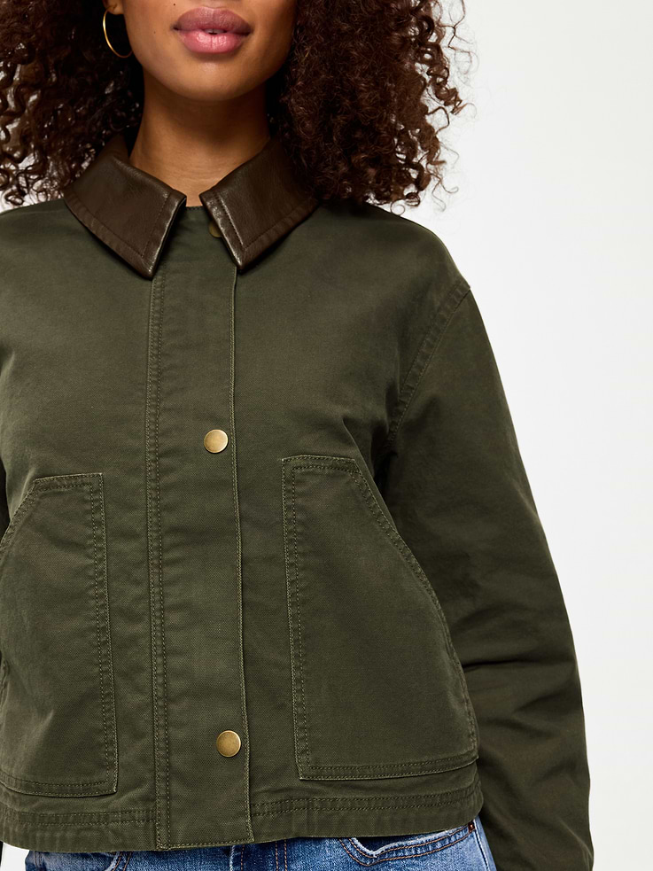 Image number 4 showing, Cropped Barn Jacket