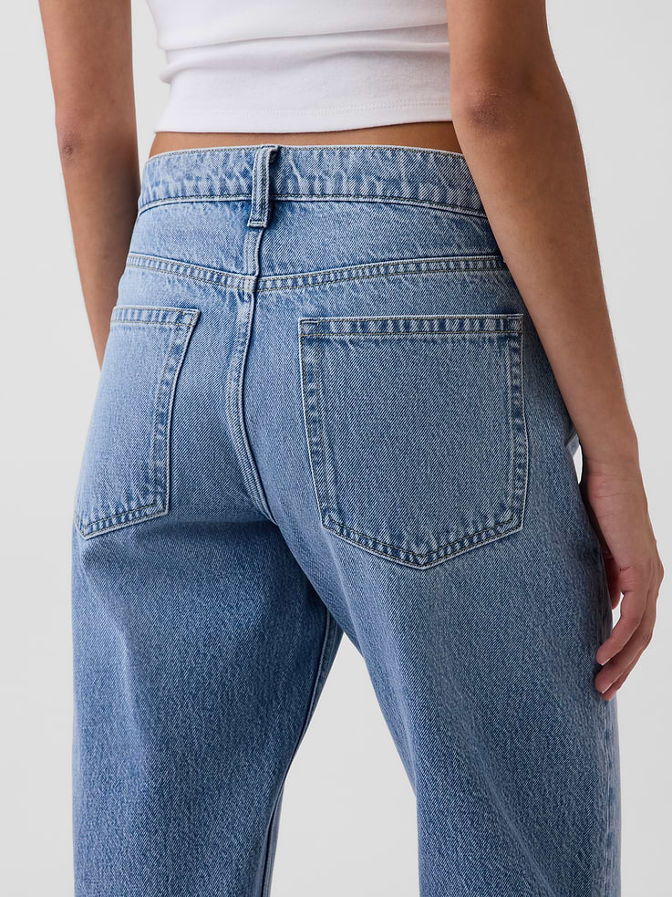 Image number 5 showing, Mid Rise Straight Taper Jeans