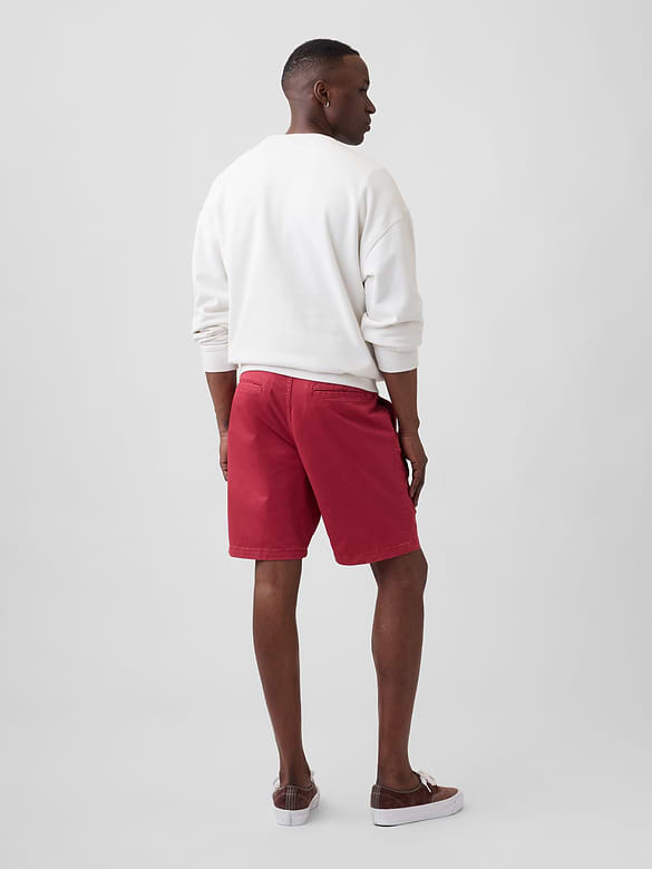 9" Essential Khaki Shorts