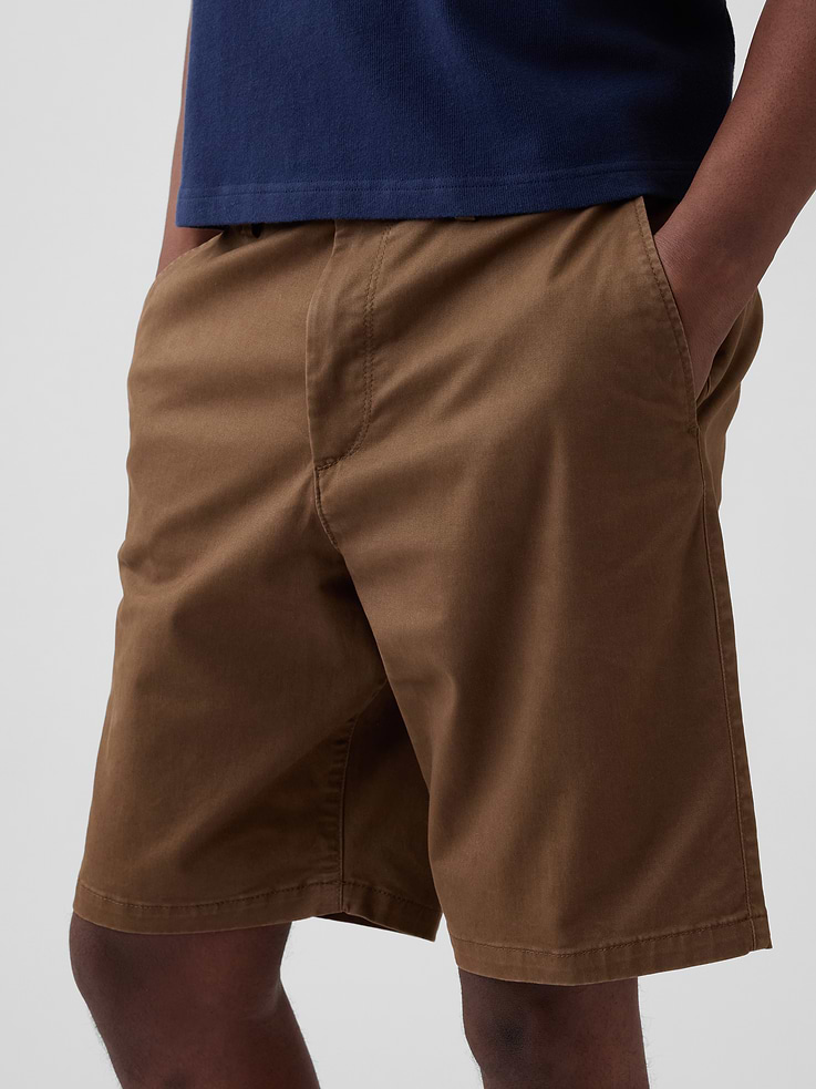 Image number 5 showing, 9" Essential Khaki Shorts