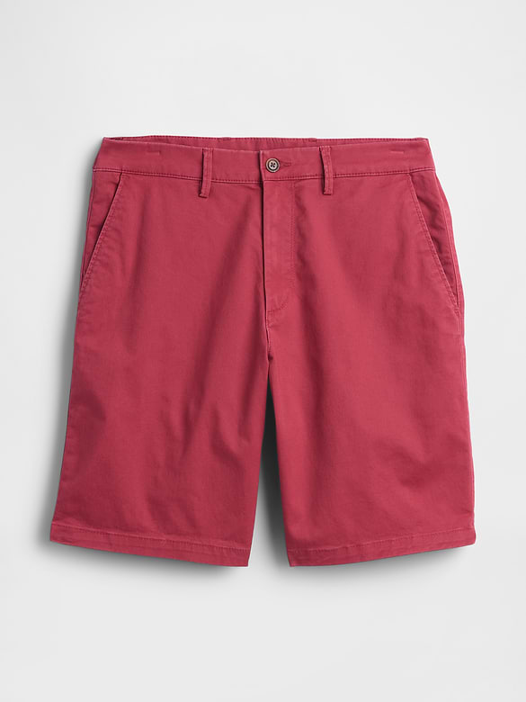 9" Essential Khaki Shorts