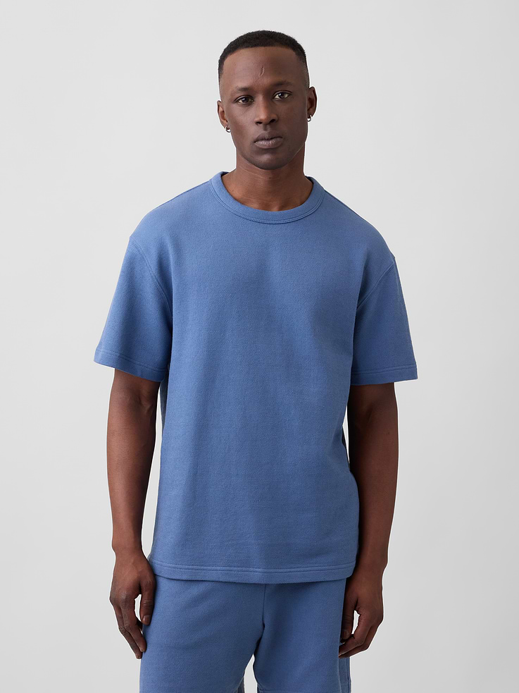 Image number 1 showing, Adult Relaxed French Terry T-Shirt