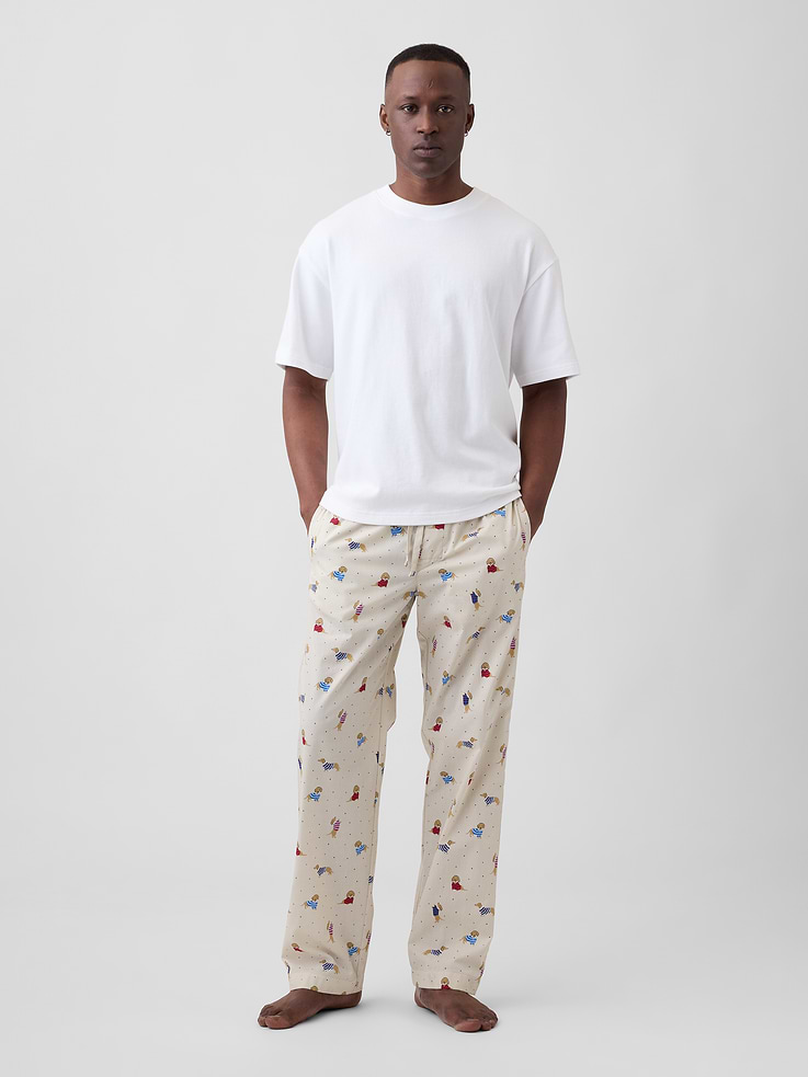 Image number 1 showing, Relaxed Poplin PJ Pants