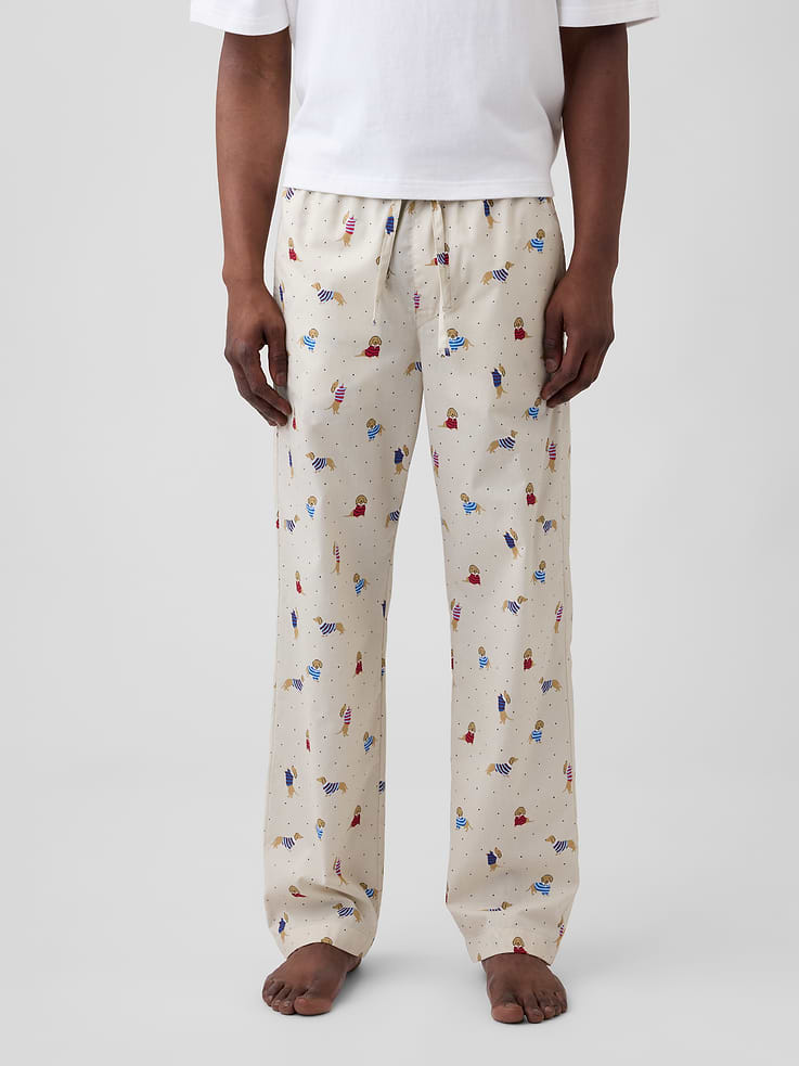 Image number 3 showing, Relaxed Poplin PJ Pants