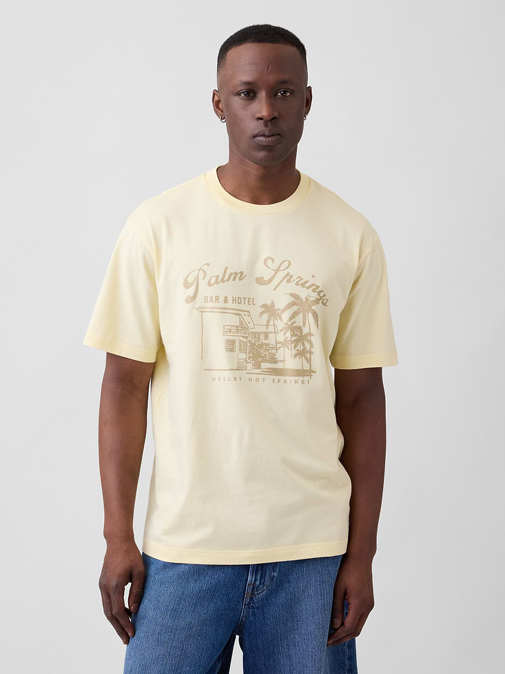 Image number 1 showing, Everyday Soft Relaxed Graphic T-Shirt