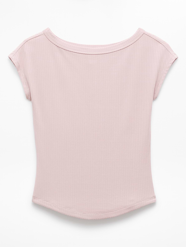 Image number 7 showing, Perfect Rib Boatneck Tee