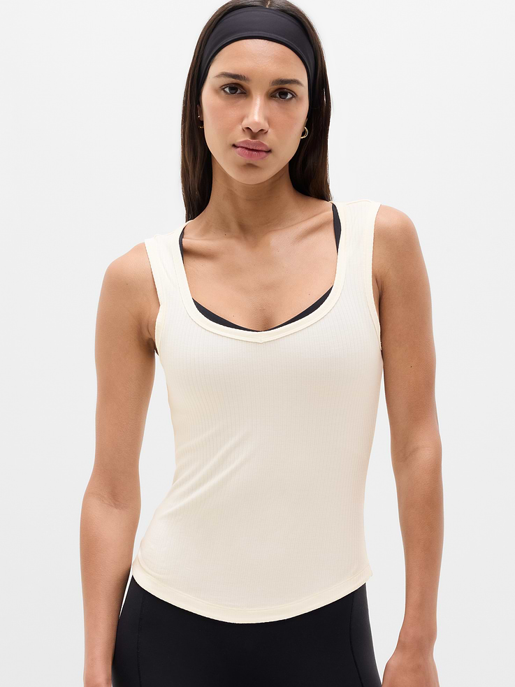 Image number 1 showing, Perfect Rib Sweetheart Tank