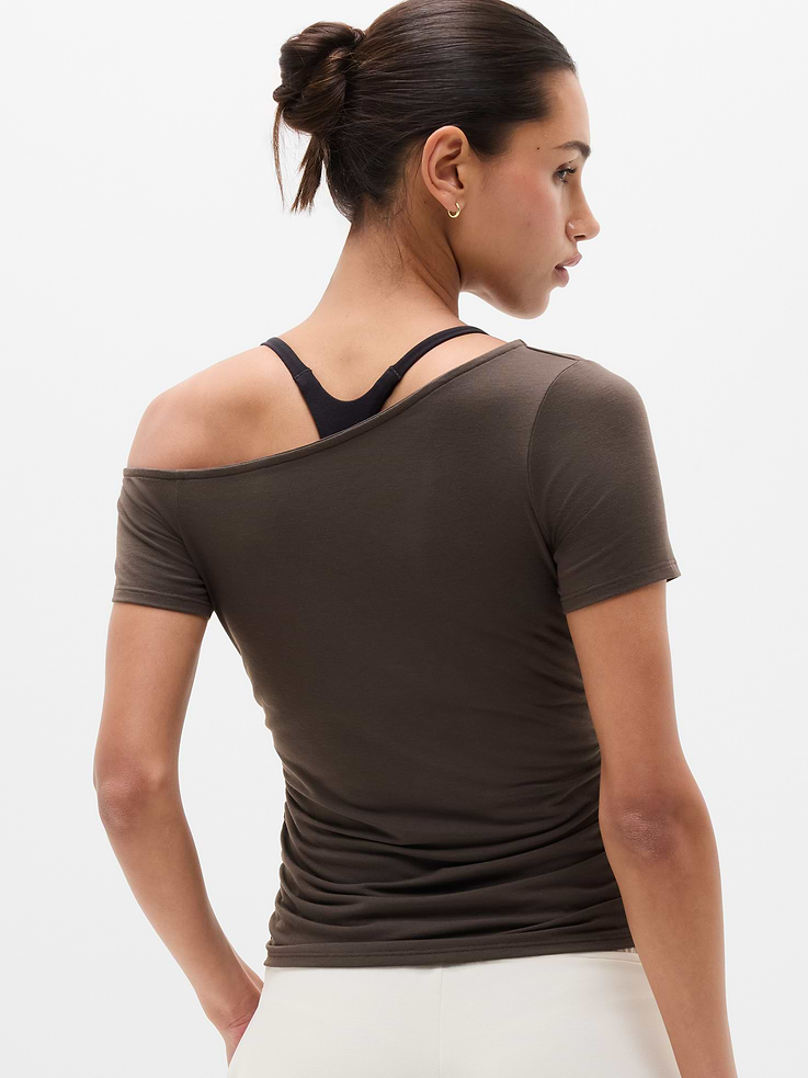 Image number 3 showing, Move With Ease One Shoulder Tee