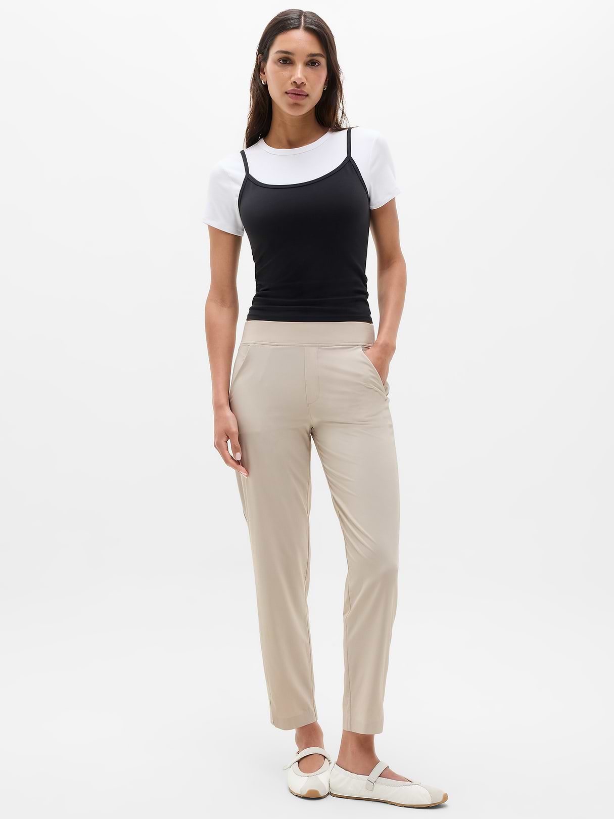 Brooklyn Mid Rise Ankle Pant | Athleta