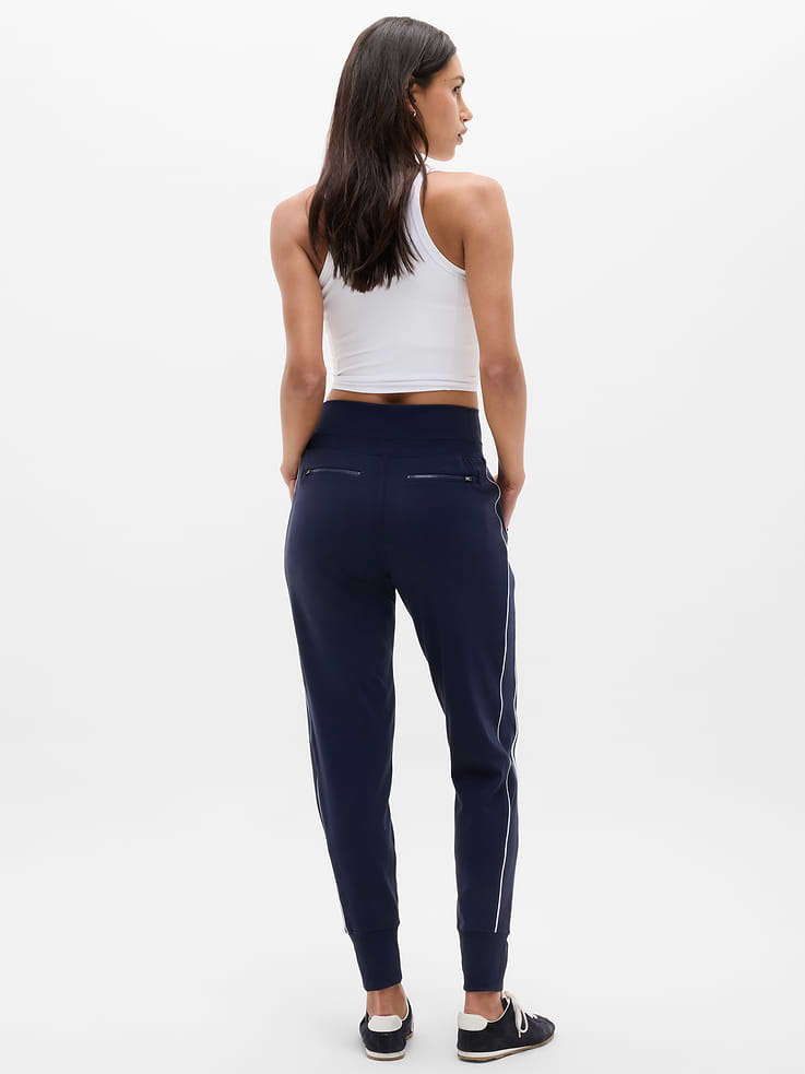 Image number 6 showing, Venice High Rise Track Stripe Jogger