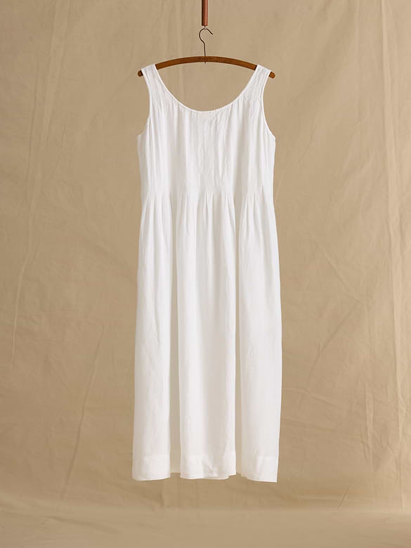 Archive Linen Tank Midi Dress Women's Size L