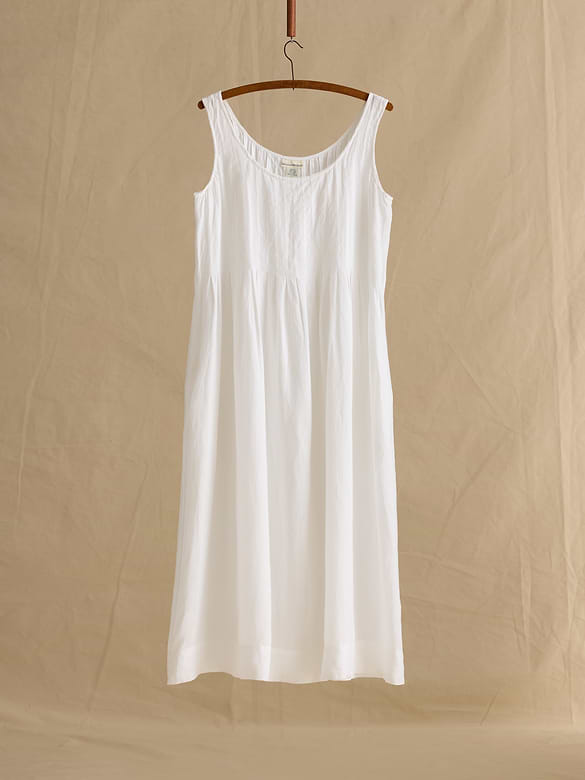 Archive Linen Tank Midi Dress Women's Size L