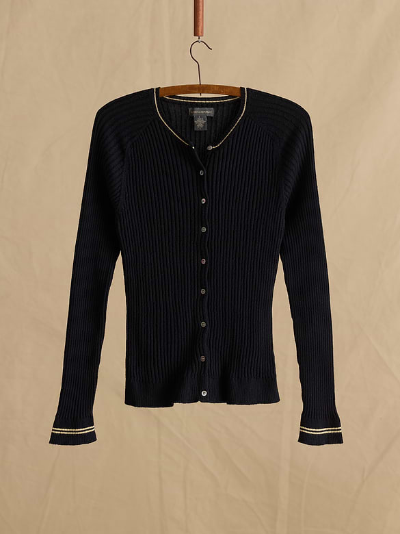 Archive Wool-Cotton Cardigan Women's Size L
