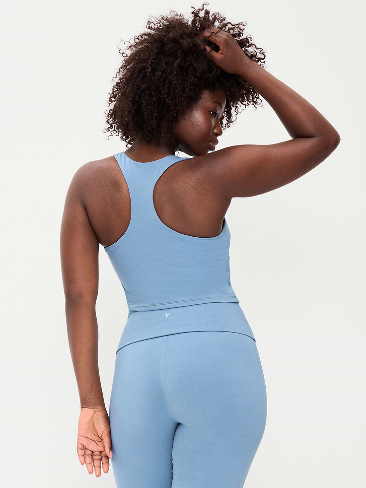 Image number 5 showing, Light Support PowerChill High-Neck Racerback Sports Bra