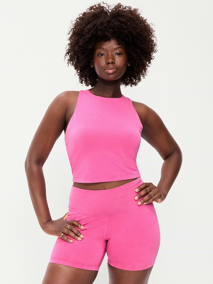 Image number 5 showing, Light Support PowerChill High-Neck Racerback Sports Bra