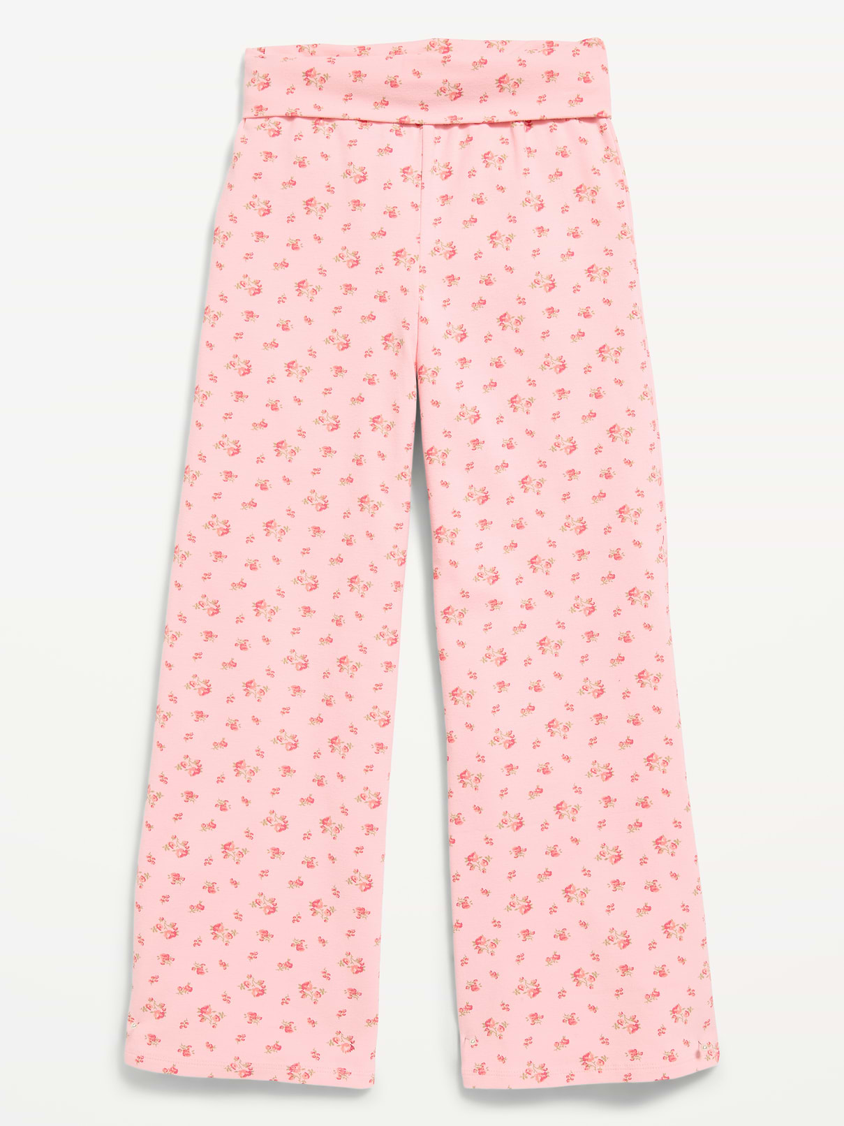 Image number 4 showing, Foldover Jersey Knit Wide-Leg Pants for Girls
