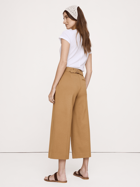 High-Rise Ponte Culotte