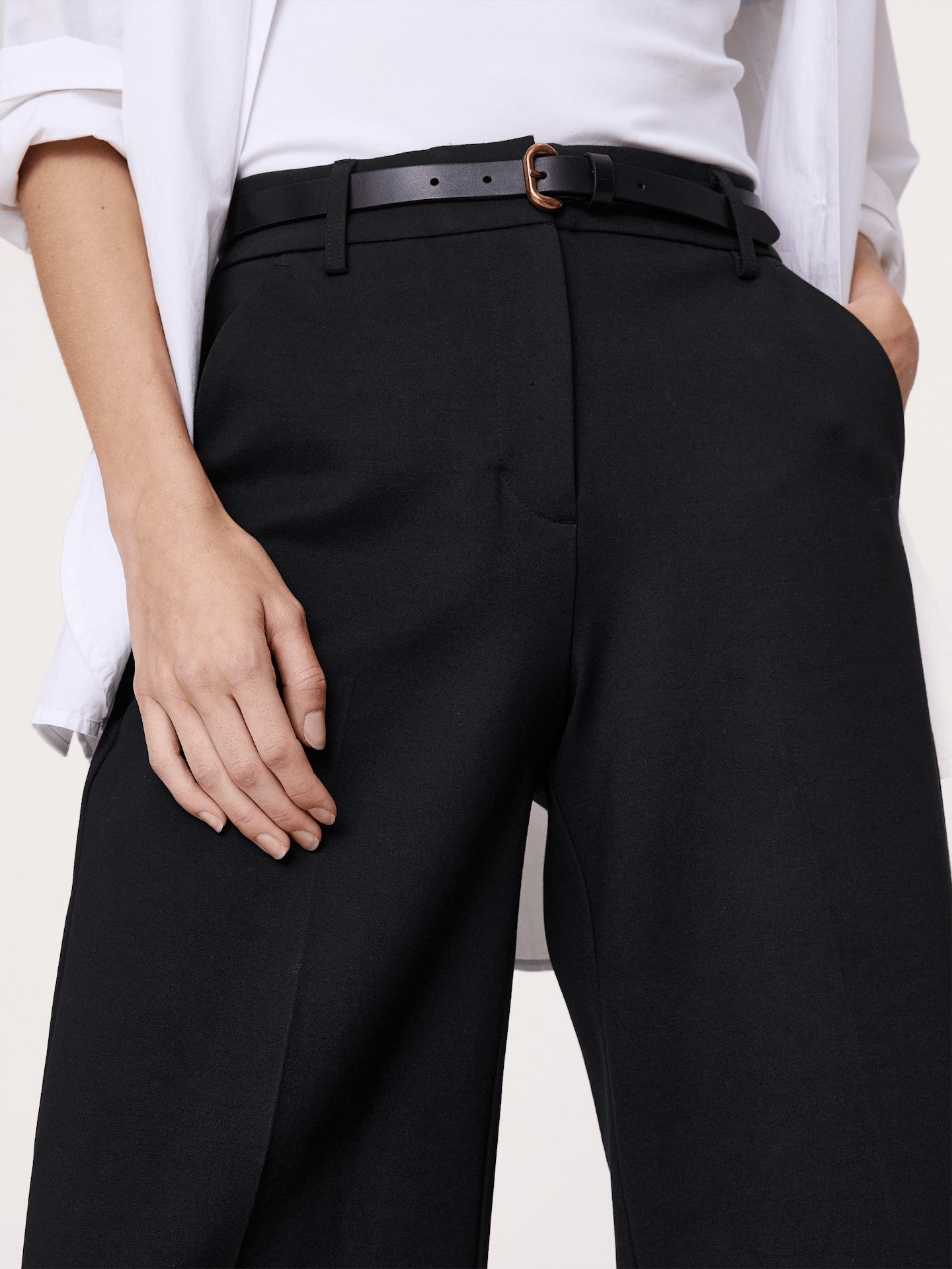 Image number 7 showing, High-Rise Ponte Culotte