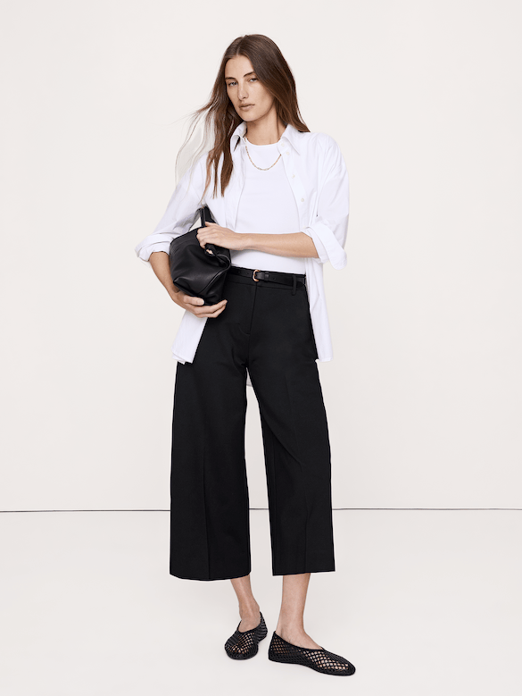 High-Rise Ponte Culotte