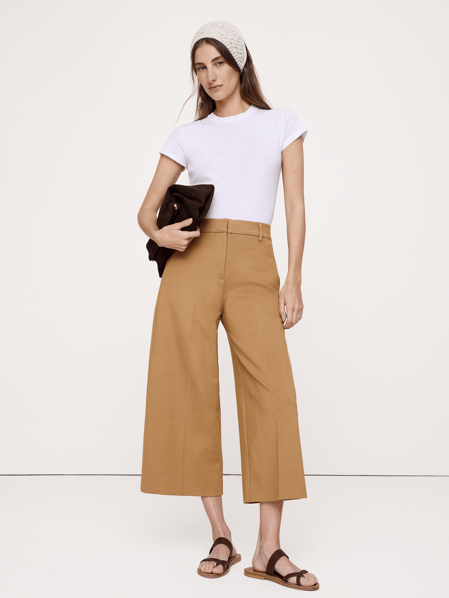 Image number 1 showing, High-Rise Ponte Culotte