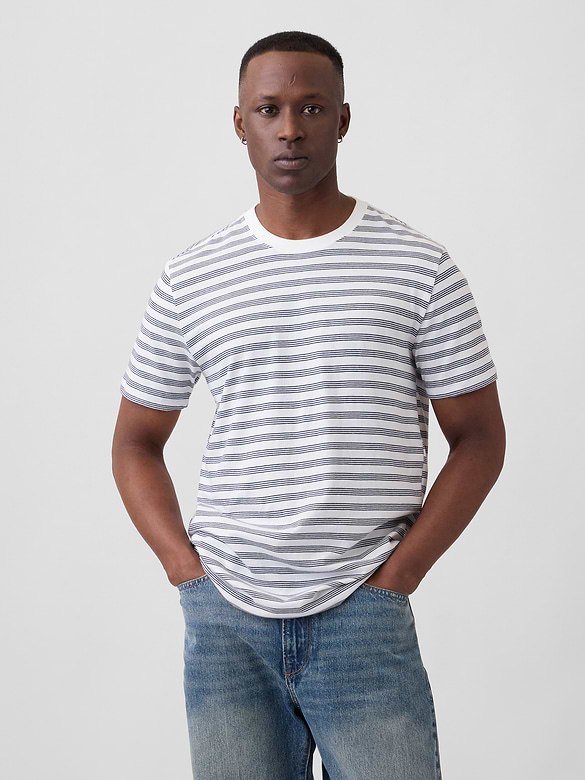 Everyday Soft Stripe Crewneck T-Shirt