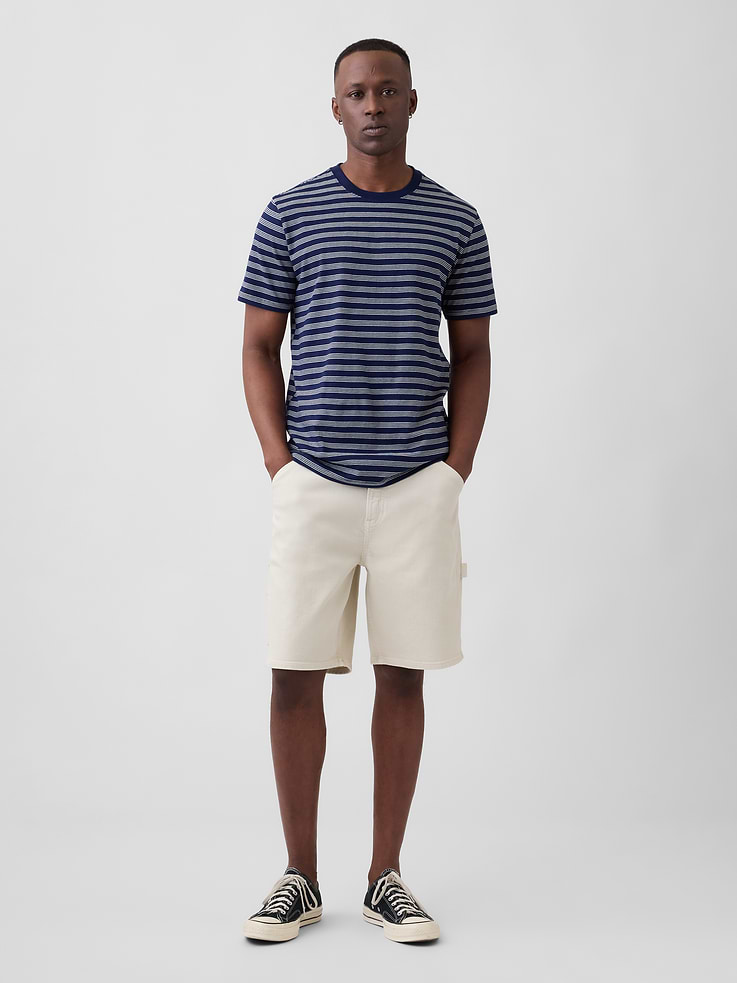 Image number 3 showing, Everyday Soft Stripe Crewneck T-Shirt
