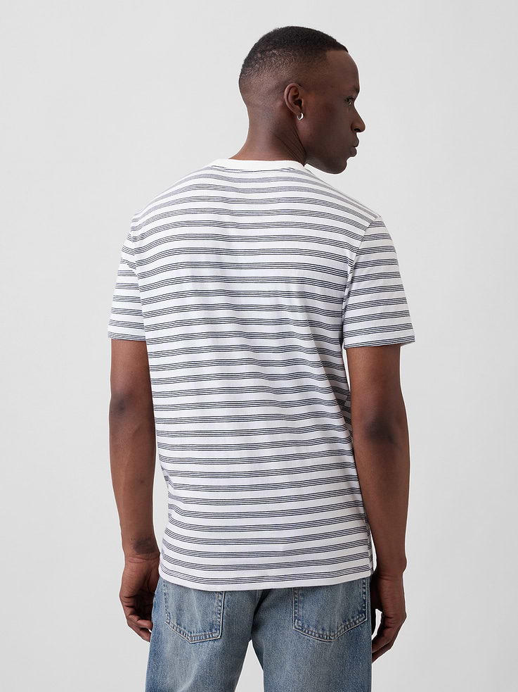Image number 2 showing, Everyday Soft Stripe Crewneck T-Shirt