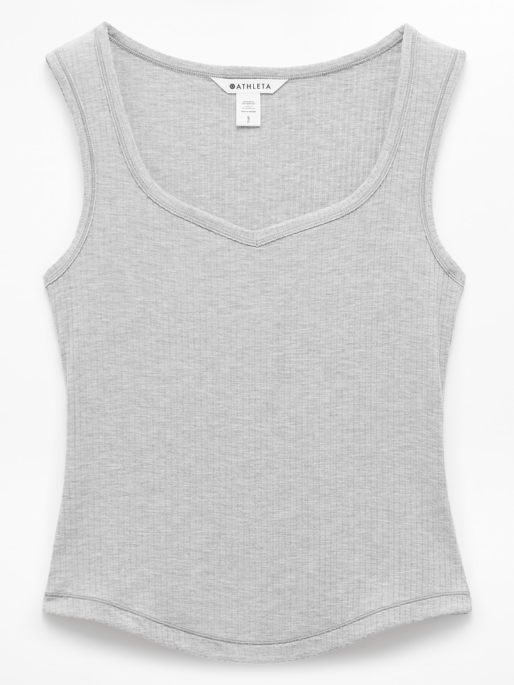 Image number 7 showing, Perfect Rib Sweetheart Tank