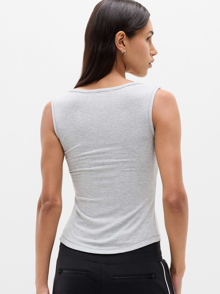 Image number 3 showing, Perfect Rib Sweetheart Tank