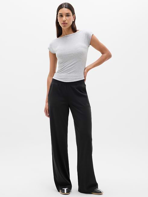 athleta black dress pants Women's Venice High Rise Wide Leg Pant Plus Size 2X The Dress Phenomenon, Explained